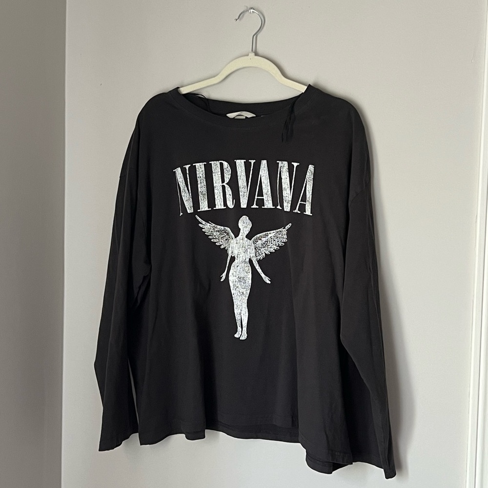 Nirvana long sleeve tee